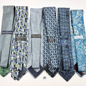 Set of Men’s Silk Blue Hue Ties
